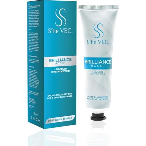 S'HE VEC. BRILLIANCE BOOST Whitening Toothpaste (116 gr)