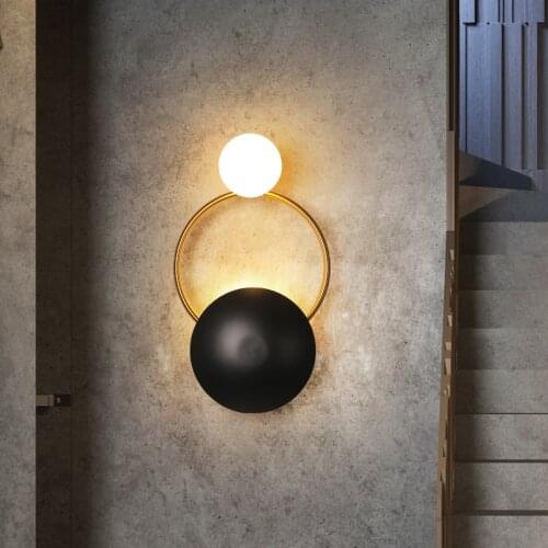 Jmzm Modern LED Wall Lamp Living room Bedroom Bedside Lamp Nordic Acrylic Strip Desk Mirror Lamp