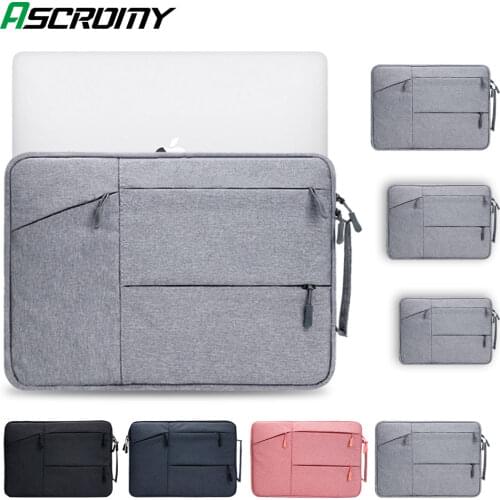 Laptop Bag Case For MacBook Air 2020 13 15 15.6 16 inch Mac Book Pro HP Lenovo Xiaomi Mi Dell Notebook Sleeve Cover Accessories