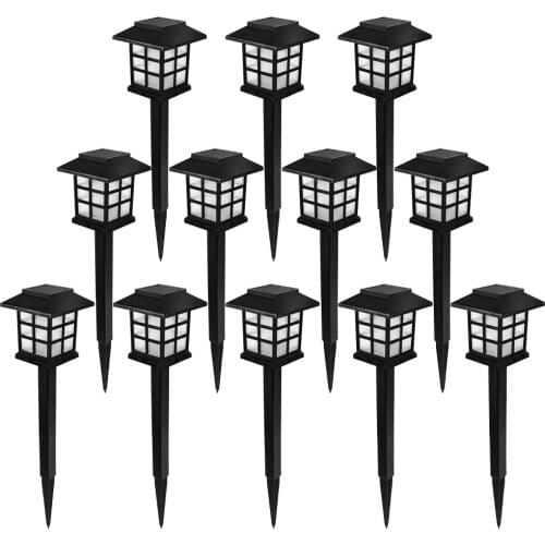 Solar Pathway LED Lights Lawn Lamp Waterproof Outdoor Lantern Garden Lighting Solar Powered Landscape Decoration for Walkway
