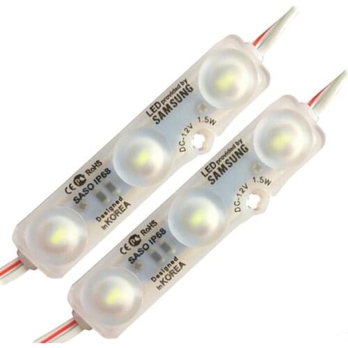 LED Module lighting SMD 5730 3 LEDs IP68 waterproof white warm white DC 12V Advertising Light Led Sign Backlight light
