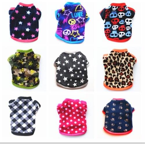 Warm Pet Clothing for Dog Clothes for Small Dogs Coat Jacket Puppy Fleece Pet Clothes for Dogs Costume Vest Apparel Chihuahua