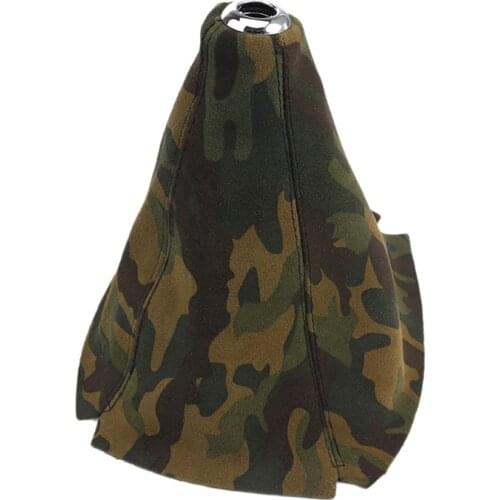 Universal Gear Shift Cover Camouflage Dust Gear Stick Shift Knob Cover Racing Gear Shift Knob Cover Gaiter Sleeve