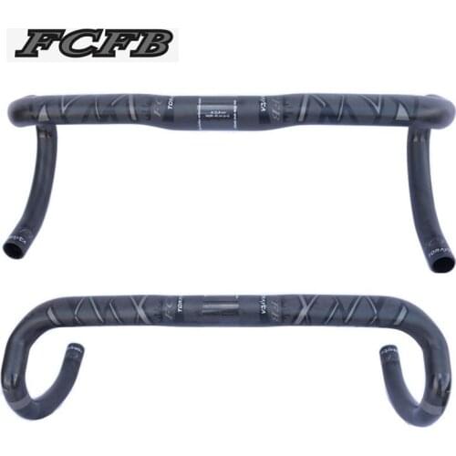 2018 FCFB grey matt ud carbon road handlebar road bike carbon fiber road handlebar 31.8*380/400/420/440mm cycling bike parts