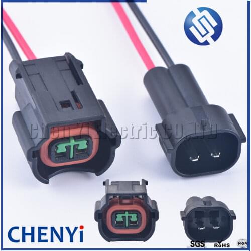 2Pin Auto Waterproof Connector K2 K3 K5 Nozzle Plug Connector speaker plug whistle speaker connector PU465-02127 For Hyundai Kia