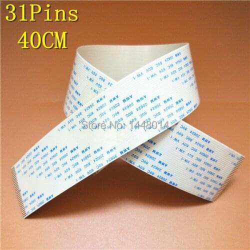 31pins DX5 head cable for Eco solvent printer Allwin Human Xuli Infinity Thunderjet Zhongye FFC flat data cable 40cm 10pc
