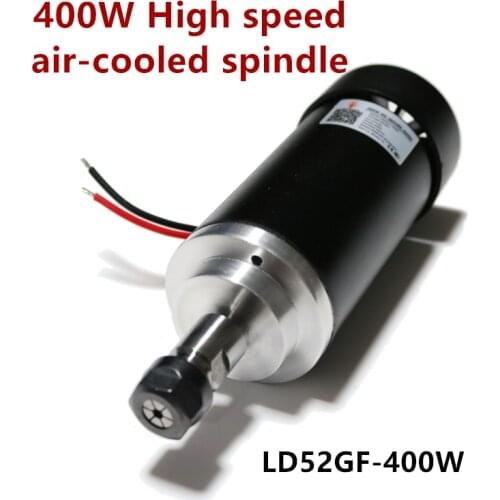 400W LD52GF-400W High Speed Air-cooled Spindle Five-axis Engraving Machine Spindle NUMERICAL Control Drilling Machine Engraving