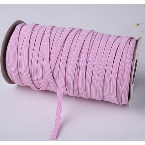 500/1000 Meters/Lot 6mm Elastic Ribbon Head band Elastic Band Rubber Waist Elastic Line Lace Trim DIY Sewing Garment Accessories