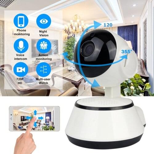 720P Home Security WiFi IP Camera Portable mini Two Way Audio Wireless Camera Night Vision HDCCTV WiFi Camera Baby Monitor