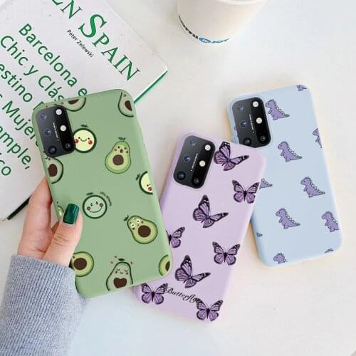 For OnePlus 8T 5G Case Soft Silicone Flower Phone Cover For One Plus 8T Oneplus8t Coque 1+8 T Protective Fundas Bumpers 6.55"