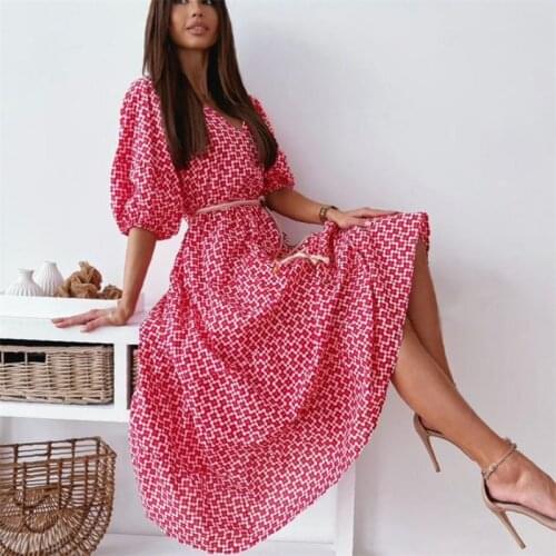 FUFUCAILLM Boho Summer Dresses