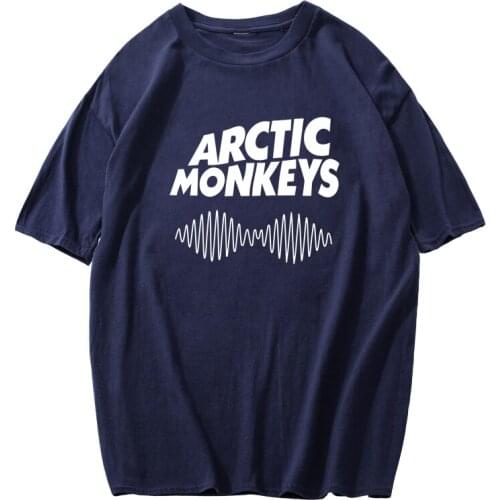 Arctic Monkeys Rock Band Men T Shirt Summer Vintage Tops Tee Casual T-Shirt Hip Hop Hipster Loose Funny Cotton Men Tees