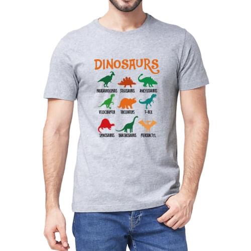Unisex 100% Cotton Brontosaurus Jurassic Dinosaurs Lovers Gifts Funny Summer Mens Novelty T-Shirt Casual Streetwear Women Tee