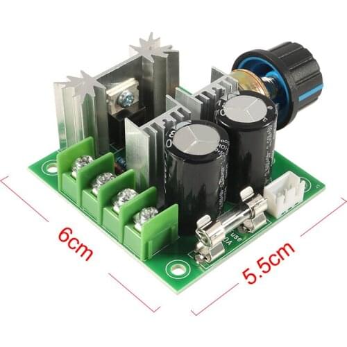 DC Motor Speed Controller 10A PWM Regulator 12V - 40V PWM DC Motor Adjuster Speed Control Switch DIY Electronic PCB Board Module