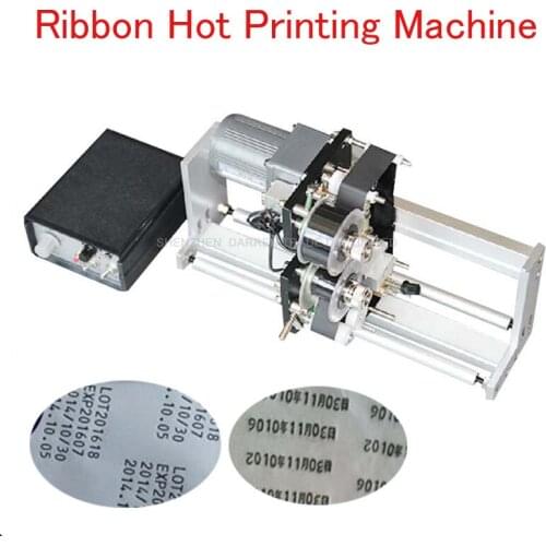 Ribbon Printing Machine For Packaging Machine Heat Ribbon Printer For Packing With English Manual HP-241G