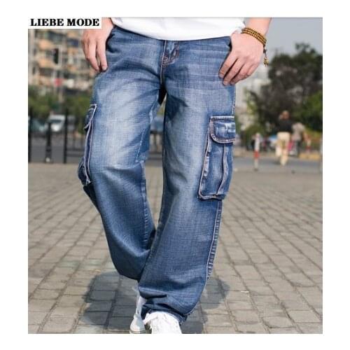 Мужские байкерские джинсы LIEBE MODE China At AliExpress