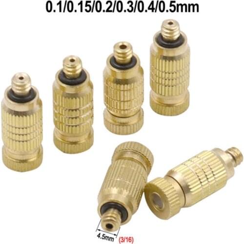 New Low Pressure Atomizing Misting Nozzle Spray Injector Atomization Head Mister Mist Spraying System Nozzle Sprayers