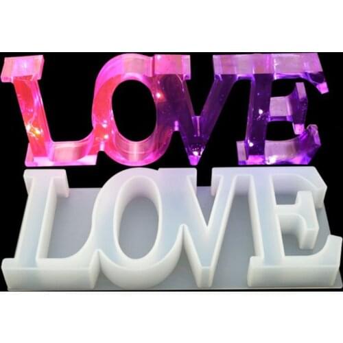 New DIY Resin Molds This Is Us/Family/Home Crystal Epoxy Silicone Casting Mould English Word Plaque Making Handmade Crafts Tool