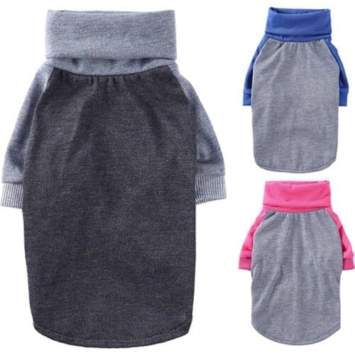 Turtleneck Dog Clothes Pet Vest Jacket Coat Winter Warm Pet Clothes for Small Large Dogs Chihuahua Pug French Bulldog Clothing