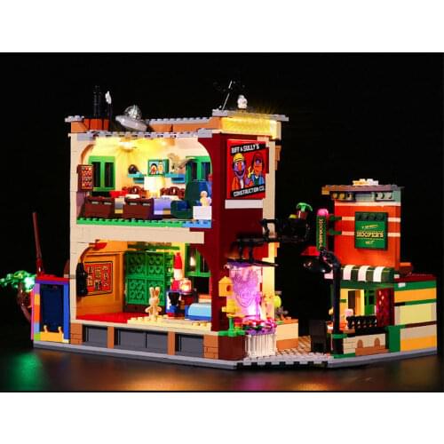 Lighting Kit for 123 Sesame Street 21324 Building Blocks Model Toys For Child(Not Include LED Lego Set)
