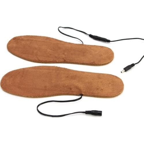 Q39C USB Electric Powered Heated Winter Insoles For Shoes Boots Keep Feet Warm