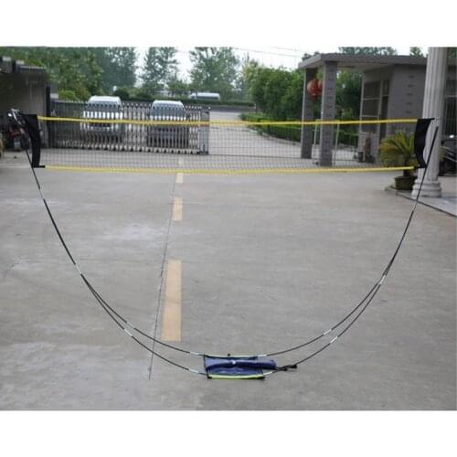 3M Badminton Net Frame Support Portable Tennis Volleyball Training Square Mesh Tennis Net Square Shuttlecock Network Badminton