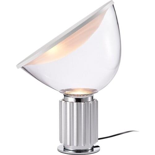 Nordic Radar Glass Tank Table Lamps Modern Designer Industrial Bedroom Bedside Living Room Household Warm E27 Art Deco Fixtures