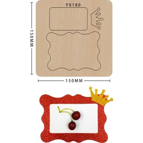 Scrapbook Die Cut Photo frame DIY handmade New Dies For 2021Wooden Die-cutting Template Cutting Mold Wood Die