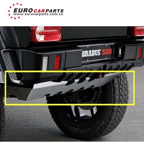 Aluminum alloy rear skid plate for w463 g500 4*4 rear down board fit for MB g500 g55 g65 g63 brabas auto parts for g500 4*4