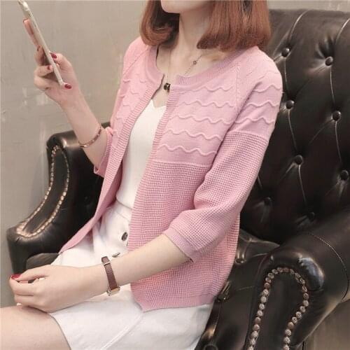 Women Cardigan Sweater College Style Autumn Winter Candy Color Cute Sweaters And Cardigans Female Knitted Jacket Sueter Mujer