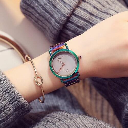 Colorful Women Watches Woman Dress Top Brand Luxury Bracelet Watch Quartz Wrist Watches For Women Clocks Relogio Feminino Gift