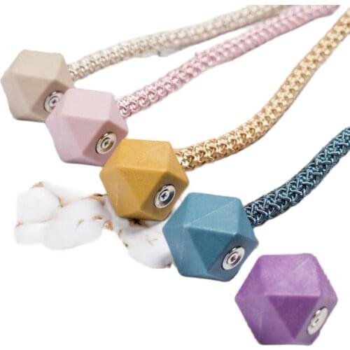 1Pcs Magnetic Waterproof Curtain tie rope Buckle Shower curtain Bandage Clip living room ligature ring Decoration accessories