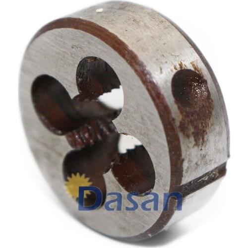 1pc M7 Machine Round Thread Dies hss Metric Right Hand Pitch 0.5mm 0.7mm Threading Tool for Lathe Molding Machine
