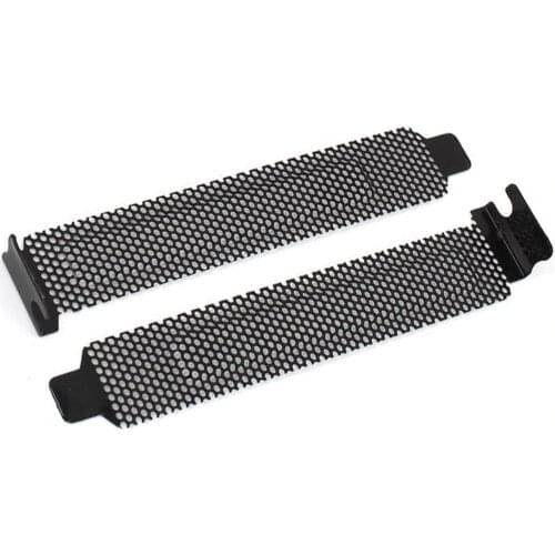 10 Pcs Hard Steel Dust Filter Blanking Plate PCI Slot Cover w Screws