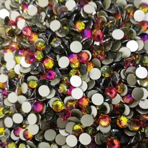 2088 Blue Red Volcano Green Volcano New Strange Glass Crystal Top Quality Non Hotfix Stones Rhinestones For Clothes