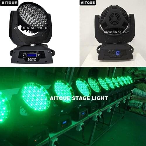 6pcs/lot Disco dj spot dmx led moving head 108x3w led dmx moving head wash light moving lyre wash