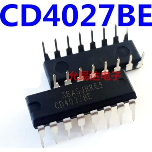Freeshipping 100pcs/lot CD4027BE CD4027 4027BE 4027 CD4027BD CD4027BP DIP16 new original stock