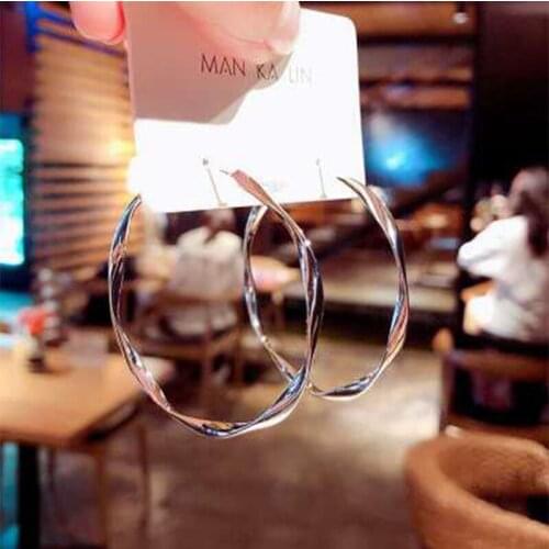 Big Small Circle Hoop Earrings for women Female Ear Ring Fashion Jewelry Nightclub DJ 2020 Ladies Earrings