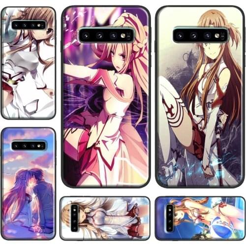 Asuna Sword Art Online Phone Case For Samsung Galaxy S10 Plus S8 S9 S10e S20 FE Note 9 10 Note 20 Ultra S21 Cover