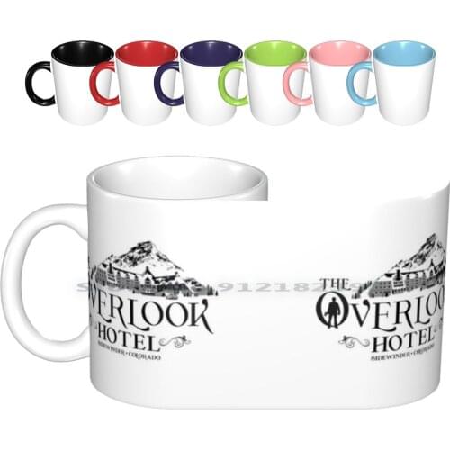 Overlook Hotel-Black Winter Ceramic Mugs Coffee Cups Milk Tea Mug Halloween Overlook Hotel Stanley Kubrick Jack Nicholson Axes