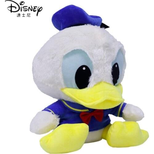 Disney 44cm Cute Donald Duck Plush Animal Stuffed Toy Pillow PP Cotton Doll Christmas Birthday Gifts Doll toys for Childrenl