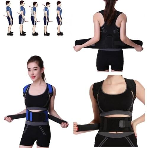 Mens Womens Magnetic Back Posture Corrector Shoulder Support Brace Back Support Orthopedic Corset Back Corrector