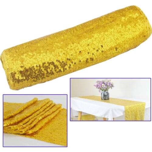 Sequin Moder Table Runners For Wedding Decoration Sequin Christmas Birthday Baby Shower Party Home Tea Table Runner Table Cover