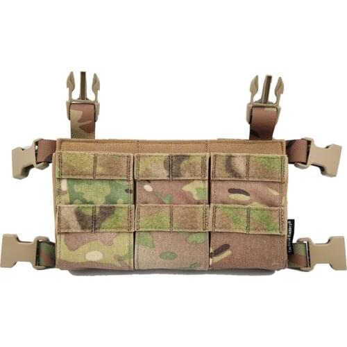 Tactical Magazine Pouch LV119 FCSK Vest Expansion Conversion Panel Molle Pouch Airsoft Gear 5.56/7.62/AK47 Triple Magazine Bag