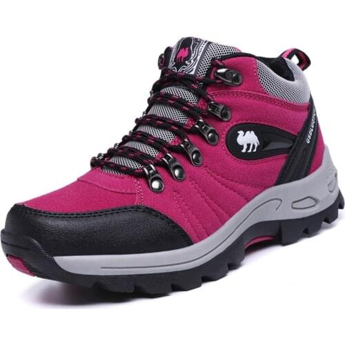 Brand Women Hiking Shoes High Quality Outdoor Sneakers Footwear Zapatos Mujer Female Camping Mountain Shoes Women Walking Sports