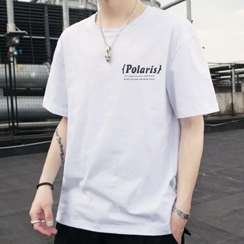 EL BARCO High Quality Cotton Men T Shirt Summer Short Sleeve Print White Male Tshirt Soft Hip Hop Black Tees Casual Top Size 3XL