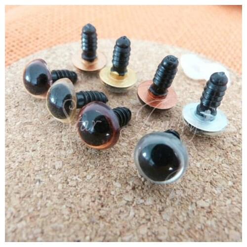 4 color 9mm toy eyes for animal accessories +washers/100pcs