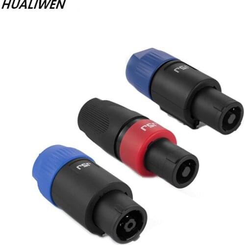 Pure copper needle 4-pin ohm plug 8P audio plug speaker amplifier plug