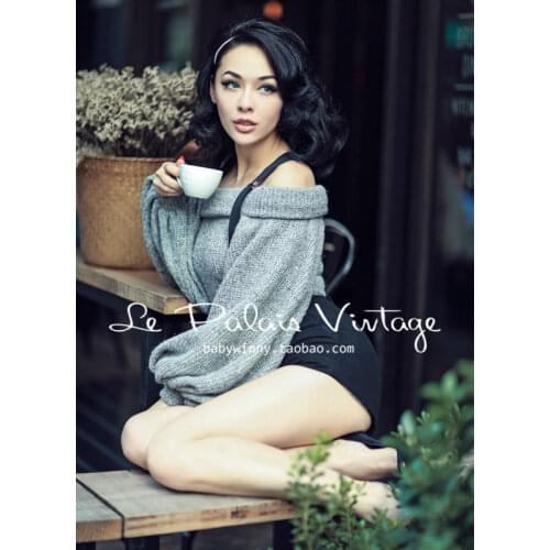 Le Palais Vintage Retro street beat all-match utility woolen waisted packet hip short shorts/high waist/without Straps