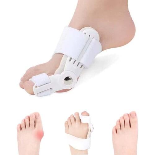 2Pcs Hallux Valgus Correction Bunion Orthosis Protect Thumb Toe Separator Splint Relieve Foot Pain Pedicure Feet Care Tool